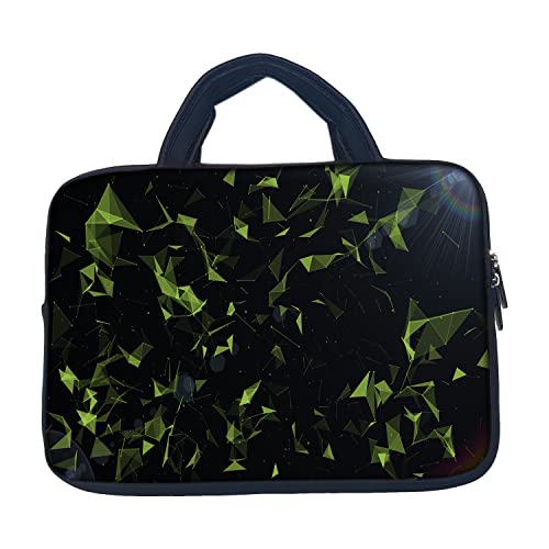 Image of TheSkinMantra Chain Laptop Sleeve Bag Compatible with Laptop /Macbooks /Chrombook /Notebook /Zbook (15.6 Inch [Handle], Polygon Art)