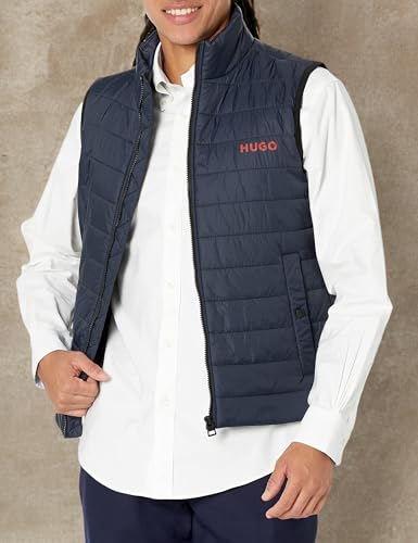 Image of HUGO mens Stand Collar Puffer Vest