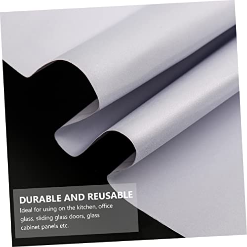 Película de vidrio esmerilado para ventana PVC no adhesiva miniatura 7