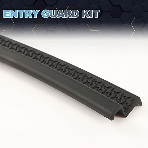 Pit66 All Terrain Entry Guard Kit, Compatible With 1997-2006 Jeep Wrangler Tj/2003-2006 Wrangler Lj Models #TOP6
