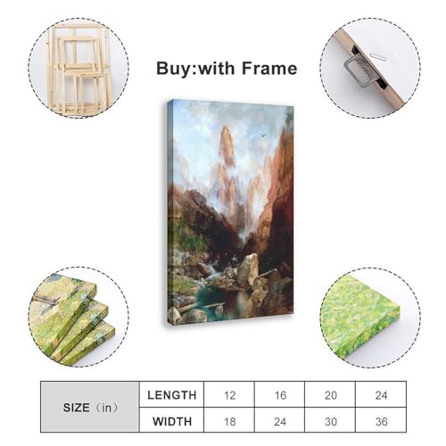 Tableau sur toile Thomas Moran Kanab Canyon décoration murale de prestige