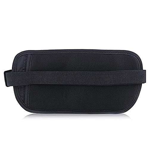 Rfid Blocking Money Belt - Secure Hidden Passport Holder For Women Men, Running Belt Bag Fanny Pack Waist Bag - Black #TOP3