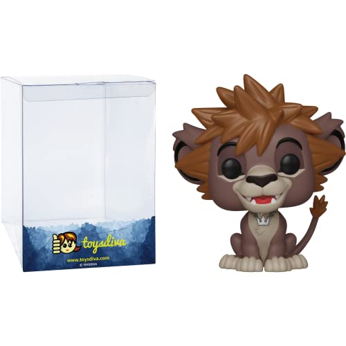 Sora [Lion Form] (E3 2019 Exc): P O P ! Vinyl Figurine Bundle With 1 Compatible 'Toysdiva' Graphic Protector (556-40687 - B)