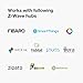 FIBARO FGMS-001 ZW5 Sensor ZW500 Z-Wave Plus Multisensor-Motion, Temperature, Light Intensity, Tamper, work with HomeKit