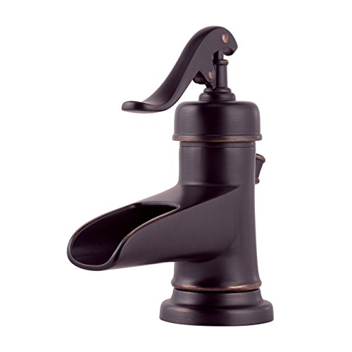 Pfister LG42YP0Y Ashfield Single Control 4" Centerset Bathroom Faucet in Tuscan Bronze, Water-Efficient Model Pfister LG42YP0Y Ashfield Single Control 4" Centerset Bathroom Faucet in Tuscan Bronze, Water-Efficient Model