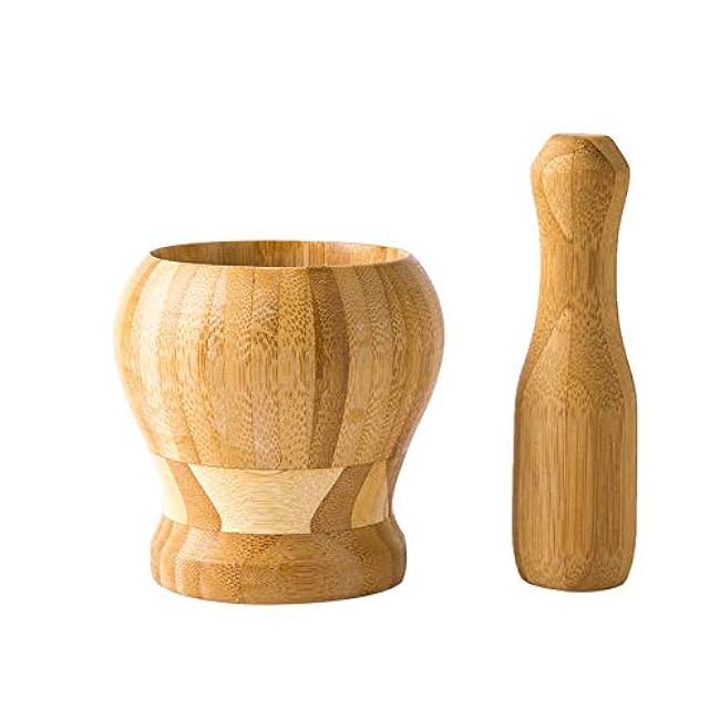 Mortar and Pestle Kitchen Mortar and Pestle Set,Mortar Household Manual Masher, Garlic Ginger Spice Crusher Bowl Seasoning Tool Porcelain Mortar and Pestle Grinding