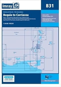 Paperback Imray Chart B31: Grenadines - Middle Sheet; Bequia to Carriacou (B Series) Book