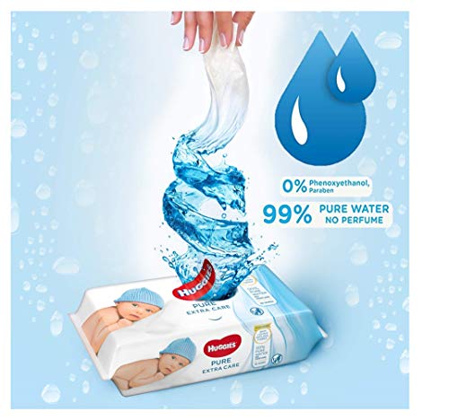 Huggies baby billendoekjes Pure Extra Care - 168 doekjes - 3 x 56 doekjes - Voordeelverpakking - Afbeelding 4