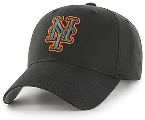 Gorra Negra NY Mets Ajustable Clásica Team Logo miniatura 1
