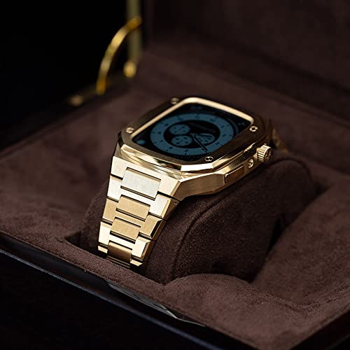 Bande iWatch 45mm et protecteur pour Apple Watch au bureau comme en soirée - 2