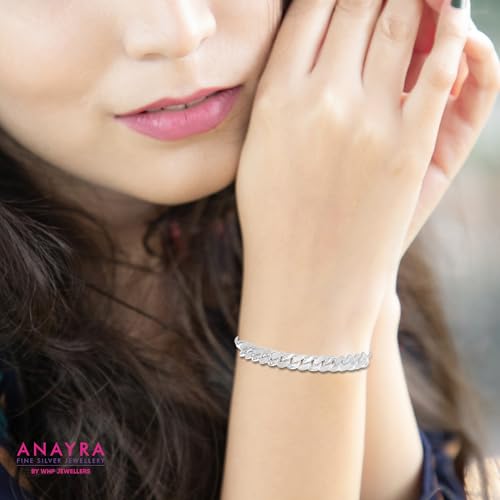 Image of 925 Sterling Silver Adjustable Bracelet for Women | Minimal Fashion Jewellery for Daily Wear