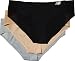 New Balance Womens Hybrid Hipster Briefs (Pack Of 3) , Black/Nude/Mink ,Medium (10-12)