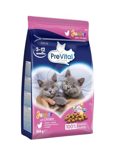 Prevital Pienso para Gato Junior con Pollo de 950 Gramos