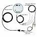 Bezel Water Temperature Gauge Kit Automotive(Coolant Temp Gauge) 80-260℉ White Indash Brushless Series 2-1/16'' (52mm) Include 1/8 BSPT Sensor - Clear Lens - Remote Button - for Car&Truck - JDM/USDM