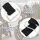 4 PCS Batterie-Gummiband, elastische Riemen, fester Halter, Gummi, elastische Bandage, Batteriegurt, für die meisten Motorräder, Schwarz, Free Size, 17.5 x 2.5 cm