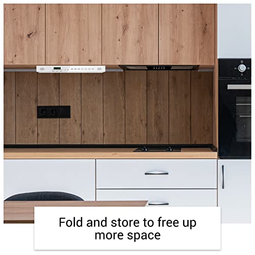 Sylvox 15.6 Inch Smart Tv For Kitchen, 1080P Fhd Rv Tv Under Cabinet Television, Smart Android Tv Rotated & Folded, Support Google Assistant Wifi Bluetooth, Small Tv For Kitchen, Bedroom, Rv Camper #TOP4