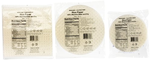 Three Ladies Spring Roll Rice Paper Wrappers (Multi-size 3pks) - Thumbnail 2