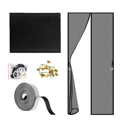 Moustiquaire porte fenetre magnetique stop insectes ventilation naturelle