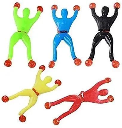 K N Present Spider Toy-Set of 5-Sticky Wall Climbing Toy for Kids (B0BQFMFB29) Amazon Price History, Amazon Price Tracker
