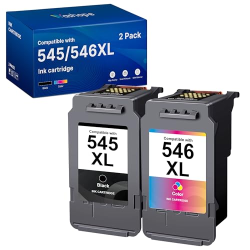 Washope PG-545XL/CL-546XL Tintenpatronen 2er-Pack