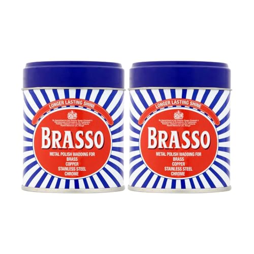 3 x 75g Metal Polish With Welari Thank You Card Wadding Cleaner Longer Lasting Shine Brass Chrome Stainless Steel Copper (225g)