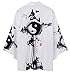 Produktbild DOVWOER Homewear Damen Lose Japanische Kimonos Traditional Chinesische Muster Cover up Robe Nachtwäsche Jacke für Frauen Männer Mädchen