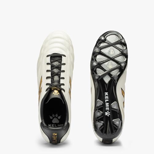 Image of KELME K-Fighting Microfiber Leather Soccer Cleats, Firm /Artificial Ground Outdoor Shoes, for Men Women