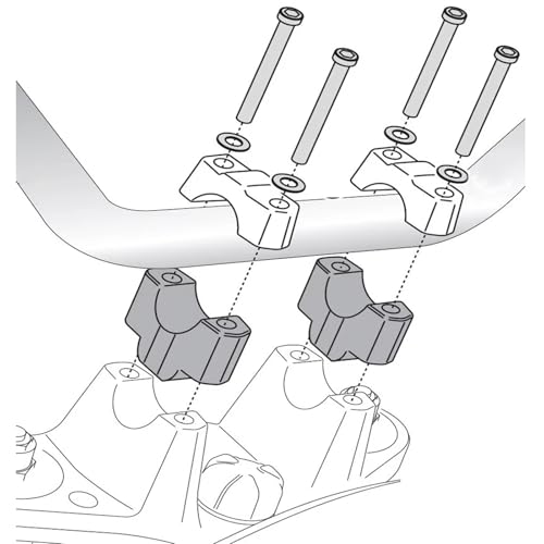 Pince de rehausse guidon XT1200Z : Extension d'adaptation pour pilotage debout - 6