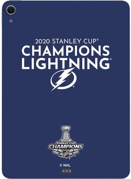 Skinit Decal Tablet Skin Compatible with iPad Air 11in (2024-2025) - Officially Licensed NHL Tampa Bay Lightning Alternate Jersey Design