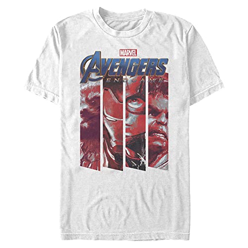 T-shirt Marvel homme 3XL pour un look casual estival blanc