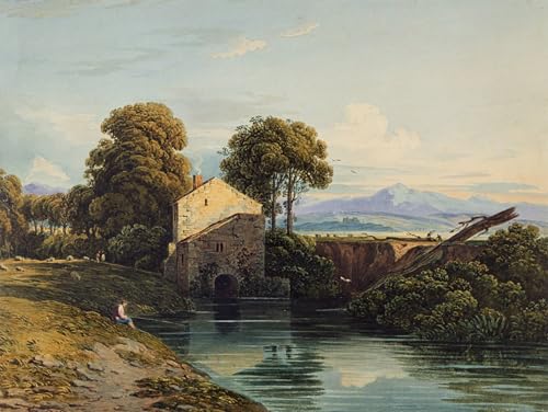 Pintura mural decorativa de John Varley cuadro de lienzo para crear un salon relajante