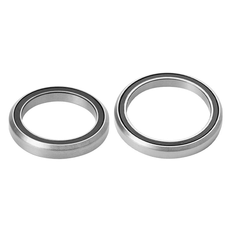 BroLuka 2Pcs Steel Bicycle Headset Bearings, Replacement for Trek Domane Emonda Madone with Knock Block Systems, 30.15x41x6.5mm and 40x51x6.5mm Sizes