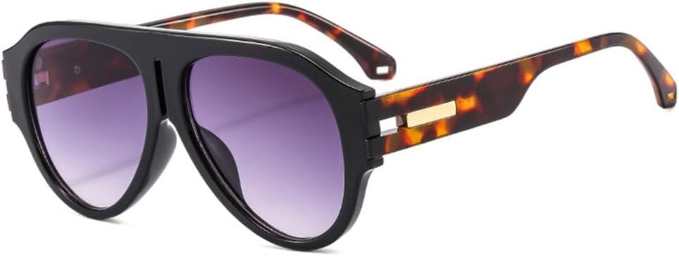 MUTYNE Fashion Pilot Sunglasses Women Retro Double Color Eyewear Shades UV400 Men Trending Gradient Punk Sun Glasses