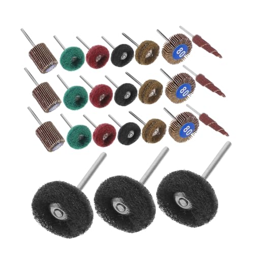 Disques de ponçage à lamelles abrasives : kit de meulage pour perceuse multi-matériaux