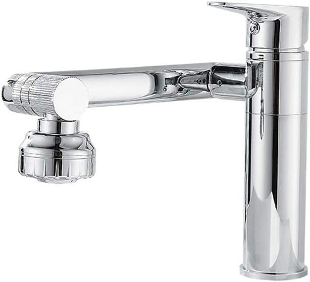 Robinet de lavabo booster douche mélangeur en cuivre rotatif cuisine chrome moderne