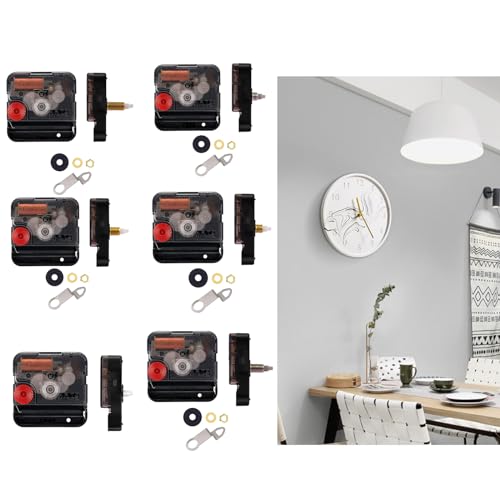 WELLDOER Central Clock Mechanism Quiet Quartz Clock Mechanism Wall Clock 12888 Sun Clock Central Movement 12888 Sun Clock