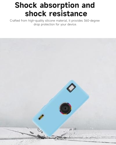Funda de silicona para cámara Charmera con protector de pantalla miniatura 3