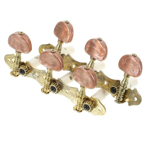 BESPORTBLE Rows Guitar Tuning Pegs for Folk Electric Guitars Durable Instrument Parts with Accurate Tuning Agate Heads