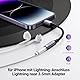 UGREEN Lightning zu Klinke Adapter 3,5 mm Kopfhörer Lightning auf Aux Adapter kompatibel mit iPhone 14 13 12 11 X usw.(Grau)