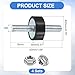 uxcell 4Pcs M6 x 18mm Rubber Mounts, 8 x 20mm Cylindrical Anti Vibration Isolator Studs Shock Absorber Double Studs with Nuts for Car Bobbin Generator Air Compressors