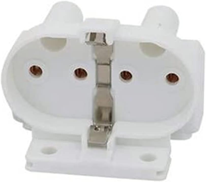 4 pin Lamp Socket Connector for 2G11 Socket, Fluorescent or LED Tube Lamp (Pack of 2)