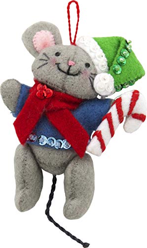 Bucilla Felt Applique Ornament Kit, Night Before Christmas, Set of 6, The Night Before Christmas, 3.5" X 4" - Image 4