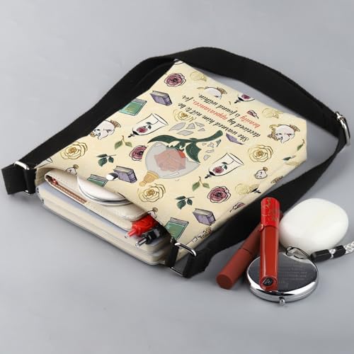 CMNIM Beauty Beast Crossbody Purse Princess Belle Gifts Beauty Story Gifts for Princess Fans Fairy Tale Crossbody Small Bag4