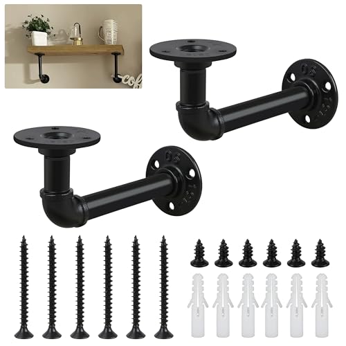 Pipe Floating Shelf Bracket Iron L Pipe Floating Shelves Floating