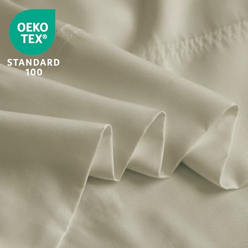 Image of BEDELITE Pillow Cases Standard Size 2Pcs, Rayon Derived from Bamboo, Linen | Cooling and Breathable Pillow Cover for Hot Sleepers & Night Sweats, Silky Soft Cozy, Envelope Closure, 20 inchx26 inch