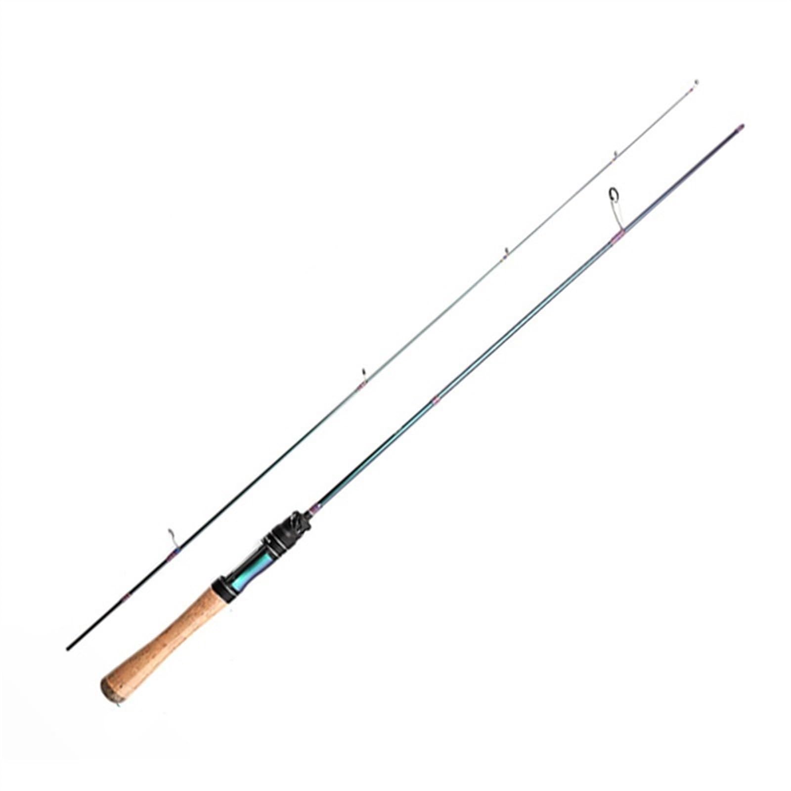 Wędki wędkarskie z solidną przynętą UL Tip 0,6-8g Linia 2-6lb Szybki, ultralekki, spinningowy pręt odlewany do pstrąga Podróże wędki wędkarskie