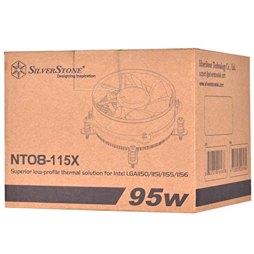 Ventilateur de processeur Intel SilverStone Nitrogon évite la surchauffe mini-ITX