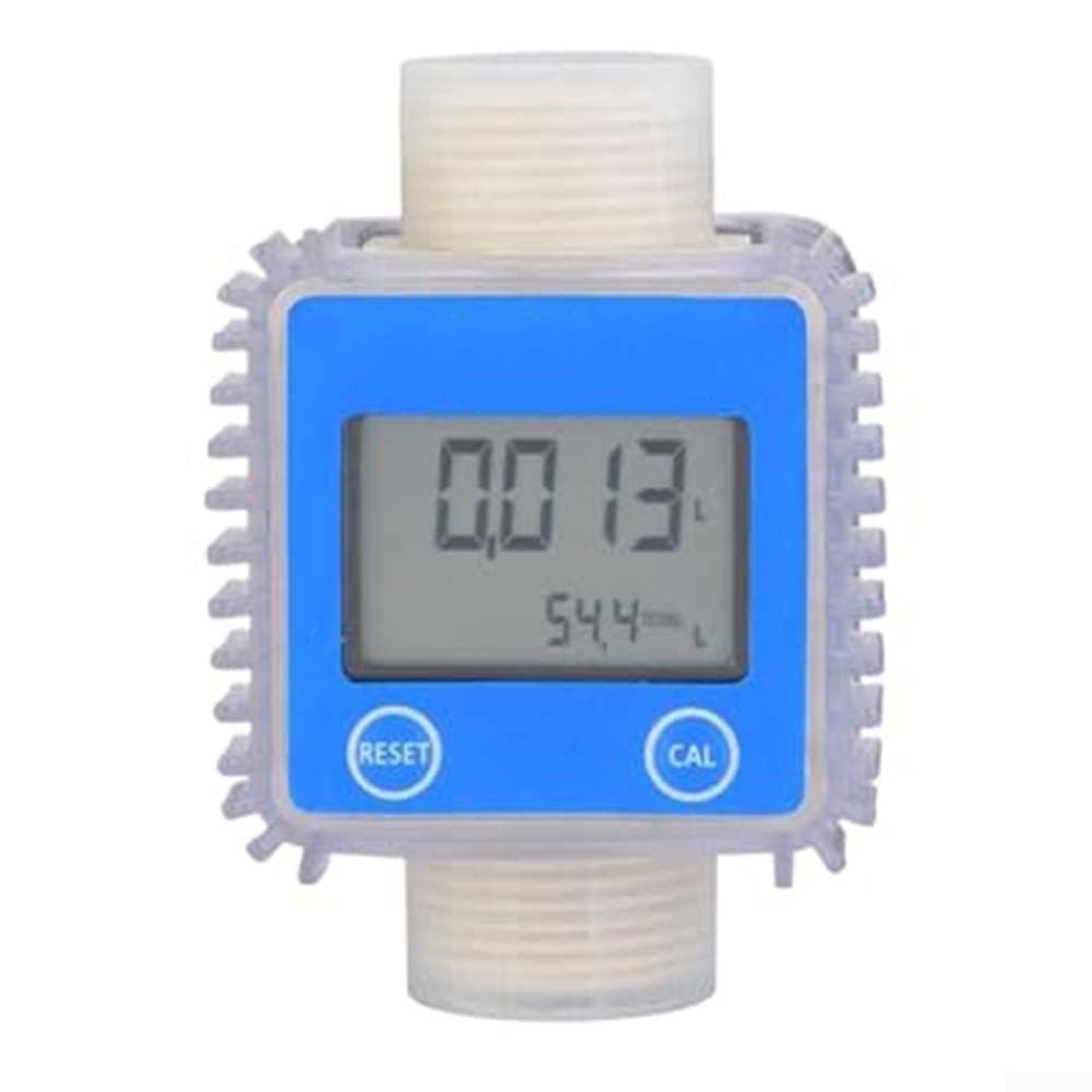 Misuratore di portata digitale K24 per applicazioni di acqua, olio e carburante, schermo LCD visualizza portata istantanea e volume totale
