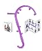 Body Back Buddy Jr Portable Self Massage Stick with Usage Poster - Back, Neck & Shoulder Trigger Point Therapy Travel Massager by Body Back Company (Junior Purple)