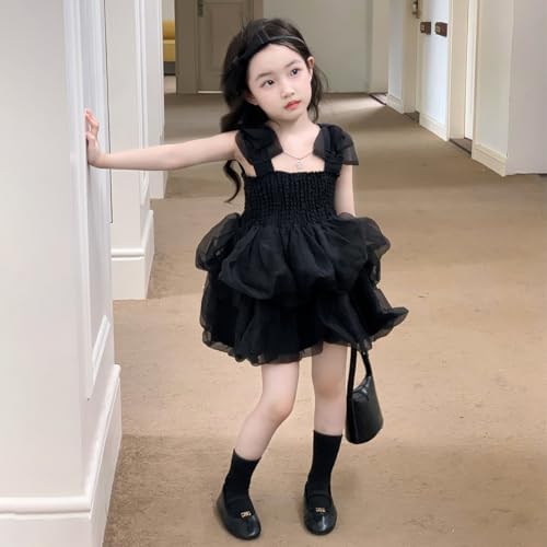 famuka Toddler Girl Princess Dress Summer Strap Cake Dresses Tutu3